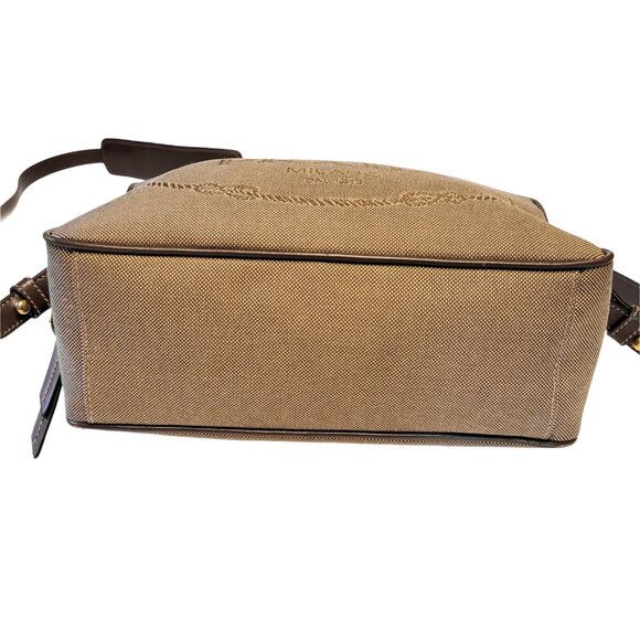 PRADA Logo Jacquard Canvas Crossbody Camera Bag - Picture 5 of 16